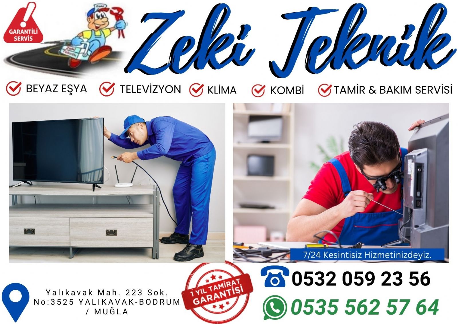 Yalıkavak  Televizyon Tamircisi